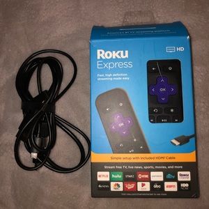 Roku Express, Stream TV, movies, sports, & news!!